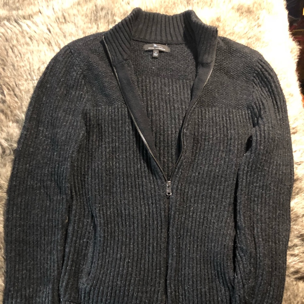 Marc Anthony Knit Zip Sweater